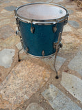 OCDP Orange Country Drums Percussion Newport Series Blue Sparkle 14x12 Floor Tom10