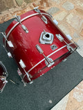 Tama Superstar Candy Apple Red 5pc Drum set kit w/ 24" Bass drum!15