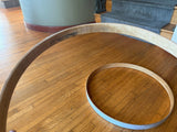DW Collectors 22" WMP White Marine Pearl Bass Drum Hoop Pair Hoops8