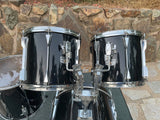 VIntage Tama Granstar II 4pc Drum Set Kit Black 22x16,12x11,13x12,16x16