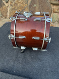 Rare 1980's vintage Tama Superstar 20x14 Bass Drum Super Mahogany7