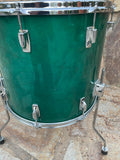 Tama Superstar 80's Aqua Marine 18" Diamter x 16" Deep Floor Tom Drum