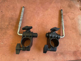 2 Roland mdh-10u tom clamps cymbal rack mounts
