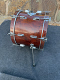 Rare 1980 vintage Tama Superstar 20x14 Bass Drum Super Mahogany9
