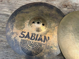 SABIAN 14in HH Hand Hammered Fusion Hi Hat Pair Cymbals hihats3