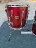 RARE TAMA ARTSTAR CORDIA CANDY APPLE RED TOM SET !!