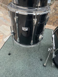 VIntage Tama Granstar II 3pc Drum Set Kit Black 22x16,13x12,16x16