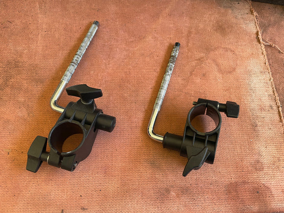 2 Roland mdh-10u tom clamps cymbal rack mounts