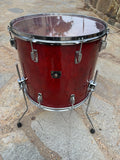 Tama Superstar Cherry 18x16" Floor Tom Drum 80's