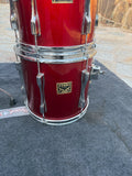 RARE TAMA ARTSTAR CORDIA CANDY APPLE RED TOM SET !!