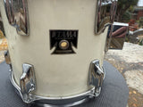 Tama Superstar 80's White Tom Drum - 10x9 Birch Wood9