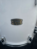 Yamaha Stage Custom Birch 14x13 Floor Tom Drum White - RUST on tension rods