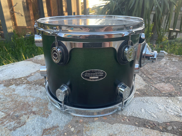 PDP MX Maple Green To Black Fade 12 x 9 Tom Drum - Rash Spots