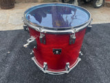 Tama Superstar Cherry 14x13 Cherry Tom Drum 80's