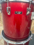 Tama SUPERSTAR Candy Apple Red POWER 8pc Concert Tom Drum Set kit!!6