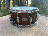 TAMA 14x6.5 ARTWOOD Snare Drum in Mahogany Finish4