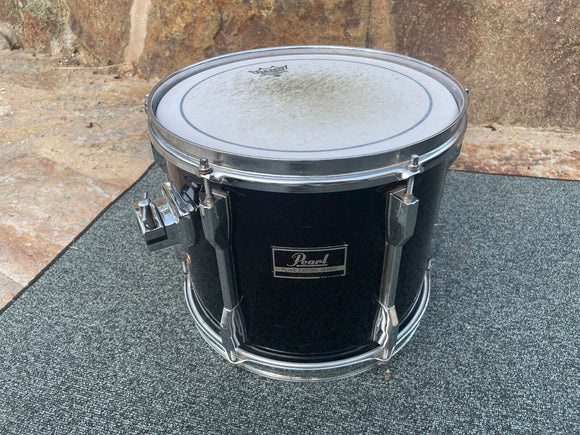 Pearl Export 12x10 Tom Drum - Black Finish Wrap
