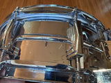 Vintage Ludwig 1968 14x5 Super Sensitive Snare Drum with original wires4