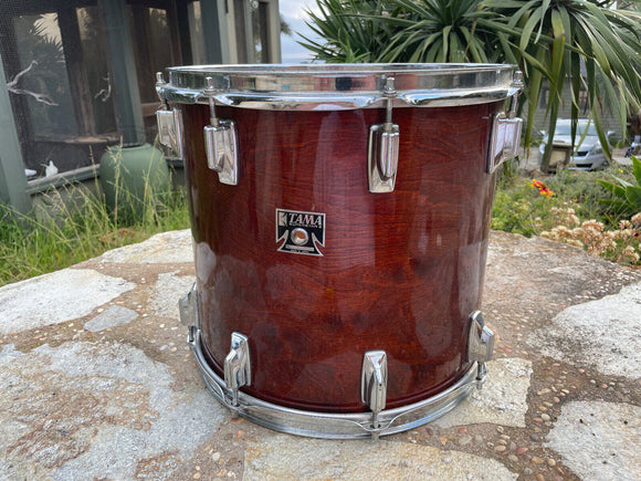 Tama Superstar Mahogany 14 x 13 Vintage 80's Tom Drum !!