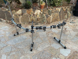 Gibraltar Two Sided Curved Drum Rack w/ 10 CLAMPS!!