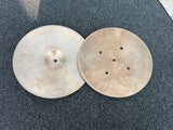 Vintage Zildjian Quick Beat Vintage 14" Hihat hi hat Cymbals Pair 1178 / 1486 gr4