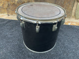 Ludwig Black Cortex 70's 14" Concert Tom for drum set kit Blue Olive Badge b/o