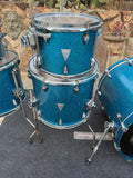 OCDP Newport Series Blue Sparkle 5pc Drum Set !!3
