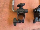 2 Roland mdh-10u tom clamps cymbal rack mounts