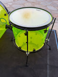 Truth Custom Shop Acrylic 3pc Drum Set kit !!! Loud !! 22x20 , 16x14, 12x8