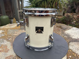 Tama Superstar 80's White Tom Drum - Birch Wood0
