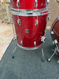 Tama Superstar Candy Apple Red 5pc Drum set kit w/ 24" Bass drum!13