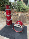 VIntage Tama Superstar Cherry Wine 5pc Drum Set kit 22,10,12,13,16