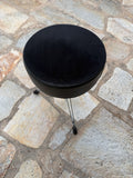 Pork Pie Round Drum Throne - Solid Black3