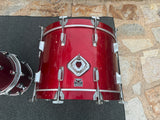 Tama Superstar Candy Apple Red 6pc Drum set kit w/ 24" Bass drum!3