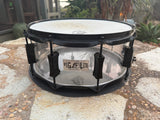Pork Pie "Pig Lite" Clear Acrylic Snare Drum 14x60