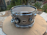 DW Collectors 10x6 Maple Side Snare drum with ten and six wood9