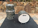 Vintage Ludwig downbeat Sky Blue Pearl Drum set Kit 19658