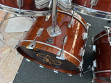 Tama Superstar Mahogany Neil Peart Rush 13pc Replica 80's Drum Set kit RARE!!!18