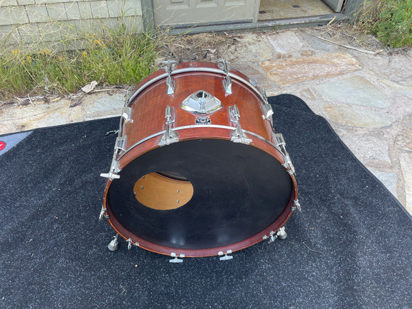 Tama Superstar Mahogany 24 x 14 Vintage 80's Bass Kick Drum