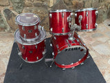 VIntage Tama Superstar Cherry Wine 5pc Drum Set kit 22,10,12,13,16