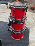 Rocket Shells Carbon Fiber 4pc Drum Set Kit 22x18,10x8,12x9,14x12