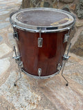 Tama Superstar Mahogany 16 x 16 Vintage 80's Floor Tom Drum !!