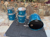 OCDP Newport Series Blue Sparkle 5pc Drum Set !!0