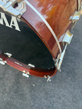 Rare 1980's vintage Tama Superstar 20x14 Bass Drum Super Mahogany1