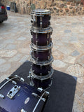 Pearl Reference Purple Craze 6pc Drum Set kit!! Excellent Condition!