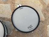 TWO Roland PD-120 WT 12" Mesh Head V Drum PD120 - WHITE2
