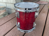 Tama Superstar Cherry 8x9 Vintage 80's Tom Drum !!