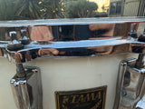 RARE TAMA ARTSTAR Cordia 80's 14 x 6.5 Snare Drum WHITE3