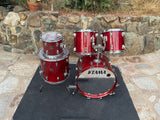 VIntage Tama Superstar Cherry Wine 5pc Drum Set kit 22,10,12,13,16