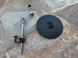 Roland CY-12C-BK Dual-Trigger Cymbal Crash Cymbal Black 12 cy12c - BLACK BOTTOM0